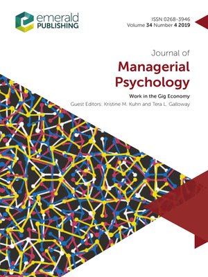 cover image of Journal of Managerial Psychology, Volume 34, Number 4